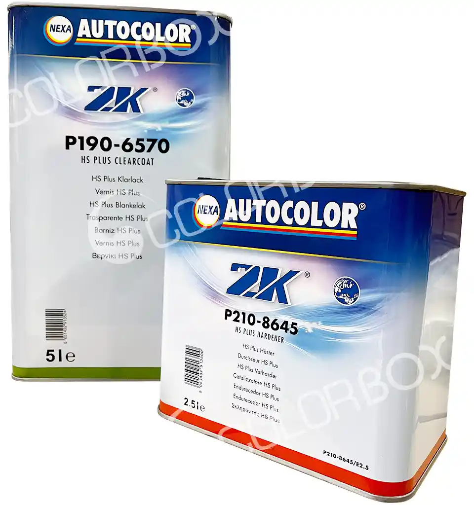 AUTOCOLOR KIT_P190-6570 HS plus clearcoat kit P190-6570 5L + Medium hardener P210-8645 2.5L