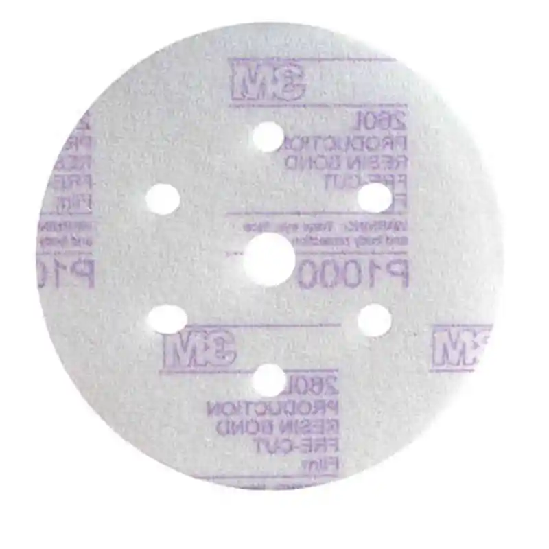 3M 51054 P1200 diam 150mm 50 disques micro-abrasif 260L 7 trous