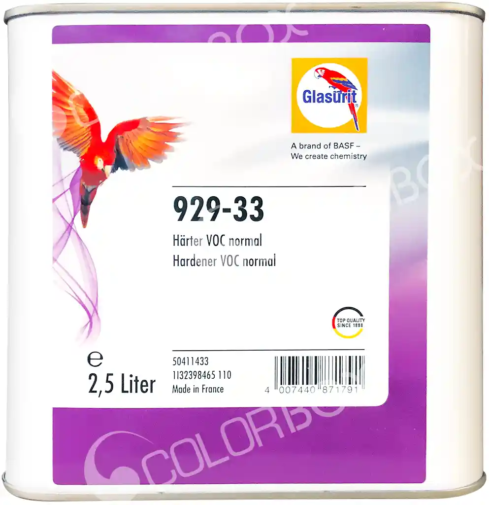 GLASURIT 929-33 Durcisseur standard 2.5L