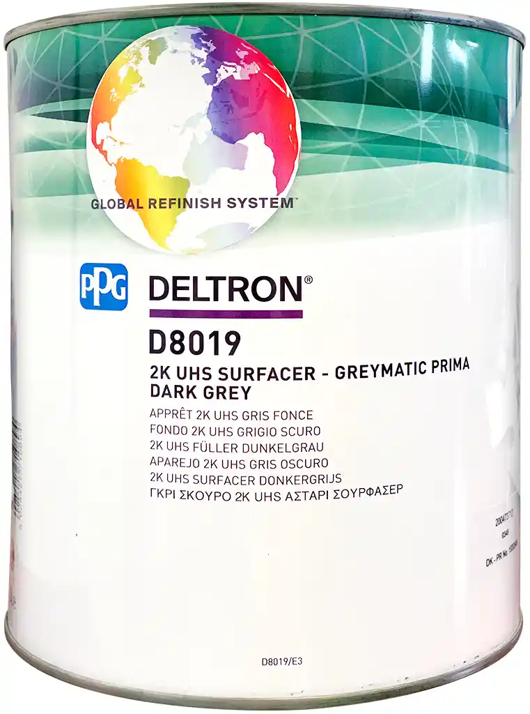 PPG D8019 Greymatic UHS Prima G7 dark grey primer filler 3L