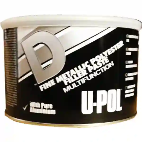 U-POL UPOLD/2 Aluminium body filler - silver grey can 1.1L