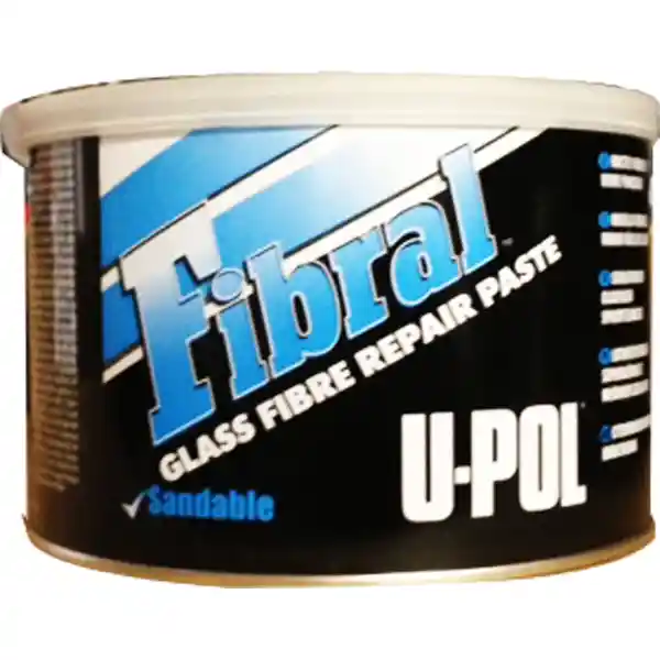 U-POL FIB/2 FIBRAL fibreglass body filler - yellow 900ML
