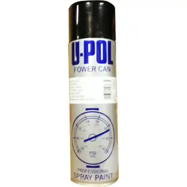 U-POL PCMB/AL Couleur noir Mat aérosol Power Can 500ml