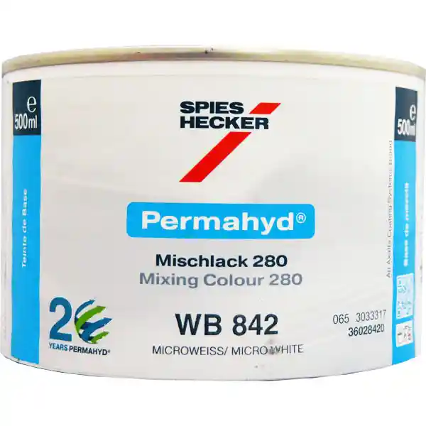 SPIES HECKER WB842 Blanc Micro 0.5L