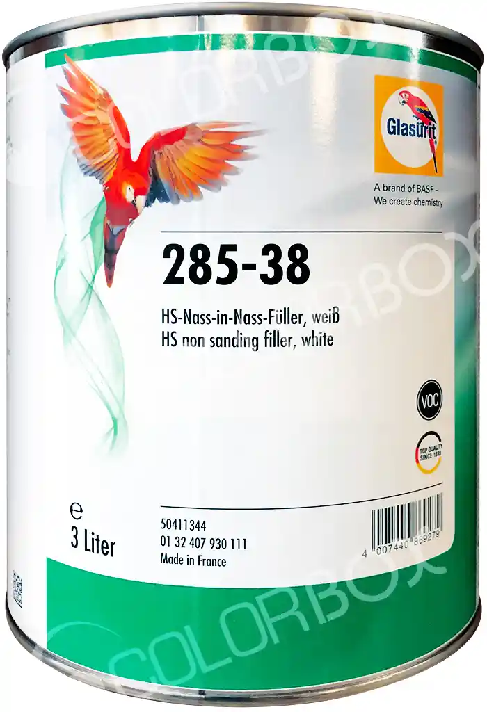 GLASURIT 285-38 Apprêt blanc adaptable HS VOC 3L