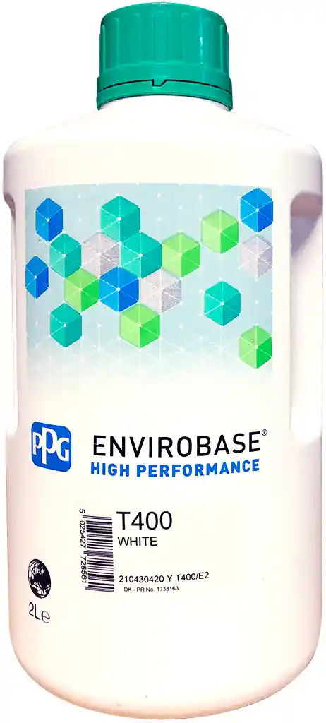 PPG T400 White 2L Envirobase High Performance