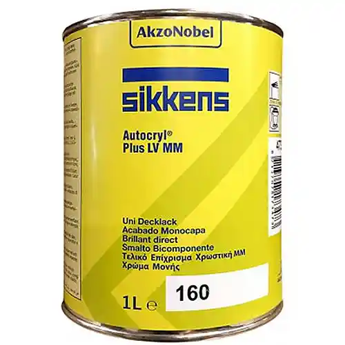 SIKKENS R160 Noir bleu 1L Autocryl plus LV 