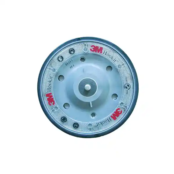 3M 51124 Plateau souple diam 150mm pour ponceuse 15 trous 5/16 UNF noir
