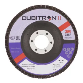 3M 33472 P80+ 5 disques à lamelles bombées T29 115 x 22mm