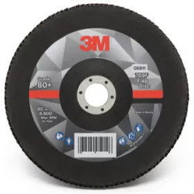 3M AB01232 P40+115 x 22.23mm - 10 disques bombés à lamelles 769F