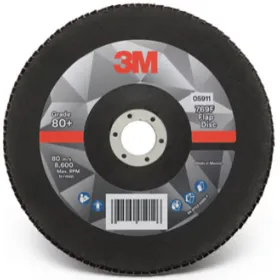 3M AB01235 P120+ 115 x 22.23mm - 10 disques bombés à lamelles 769F