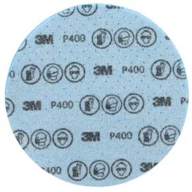 3M 33538 P400 diam 150mm 20 Disques abrasifs flexibles support mousse 