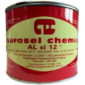 DEBRASEL ALSI12 Mastic métal 1L + 1 tube durcisseur
