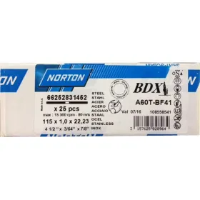 NORTON 31400 Diam 100mm 10 disques à meuler 