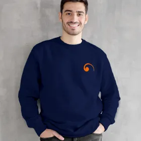 COLORBOX.EU SWEAT_MARINE_S Taille S sweat marine brodé 