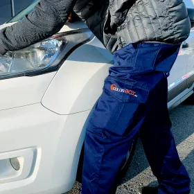 COLORBOX.EU PANTALON_MARINE_46 Taille 46 Pantalon marine brodé