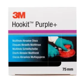 3M E51020 P500 diam 75mm 50 disques Hookit Purple+ 734U multitrous 