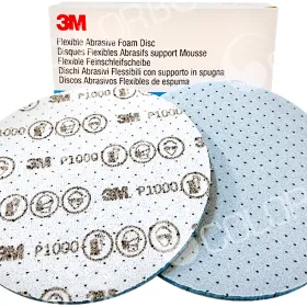 3M 33541 P1000 diam 150mm 20 Disques abrasifs flexibles support mousse