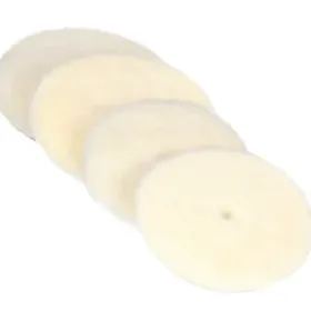 3M 34124 Diam 150mm 2 tampons de lustrage orbital en laine