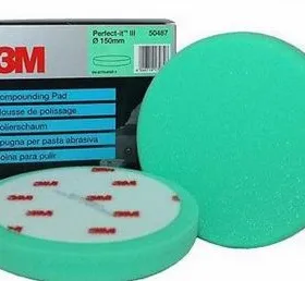 3M 50487 Diam 150mm 2 mousses de polissage verte