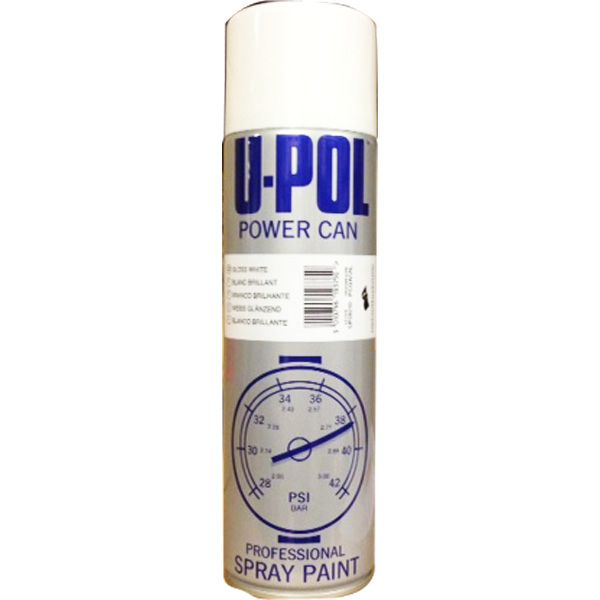 Couleur blanc brillant aérosol Power Can 500ml