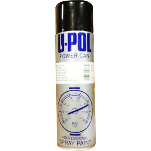 Couleur noir Mat aérosol Power Can 500ml