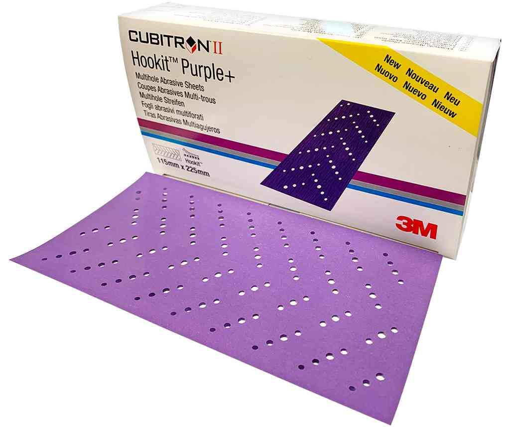 P400 115x225mm 50 coupes Cubitron II Hookit Purple+ 