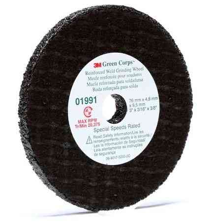 5 roues à meuler et découper Hookit 76x9.5mmx4.8mm 