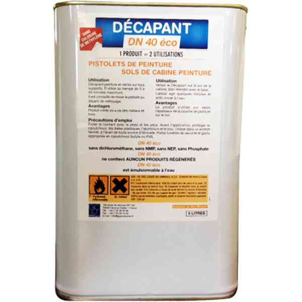 DN40 éco décapant pour sols de cabine peinture 5L 