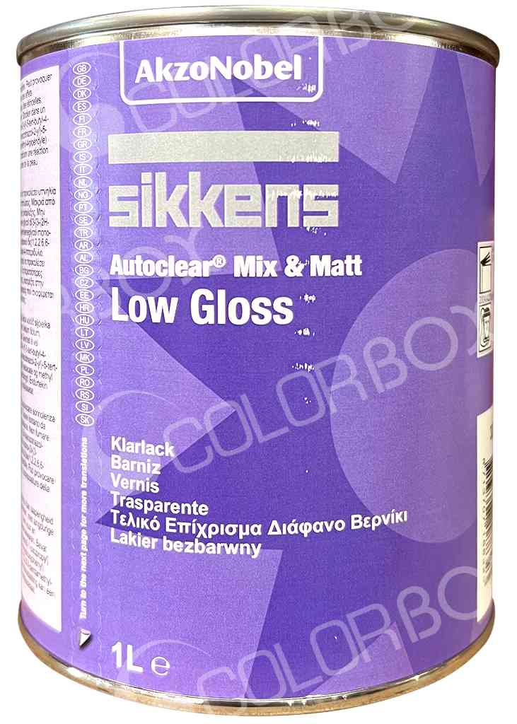 Vernis Autoclear mix & matt low gloss 1L 