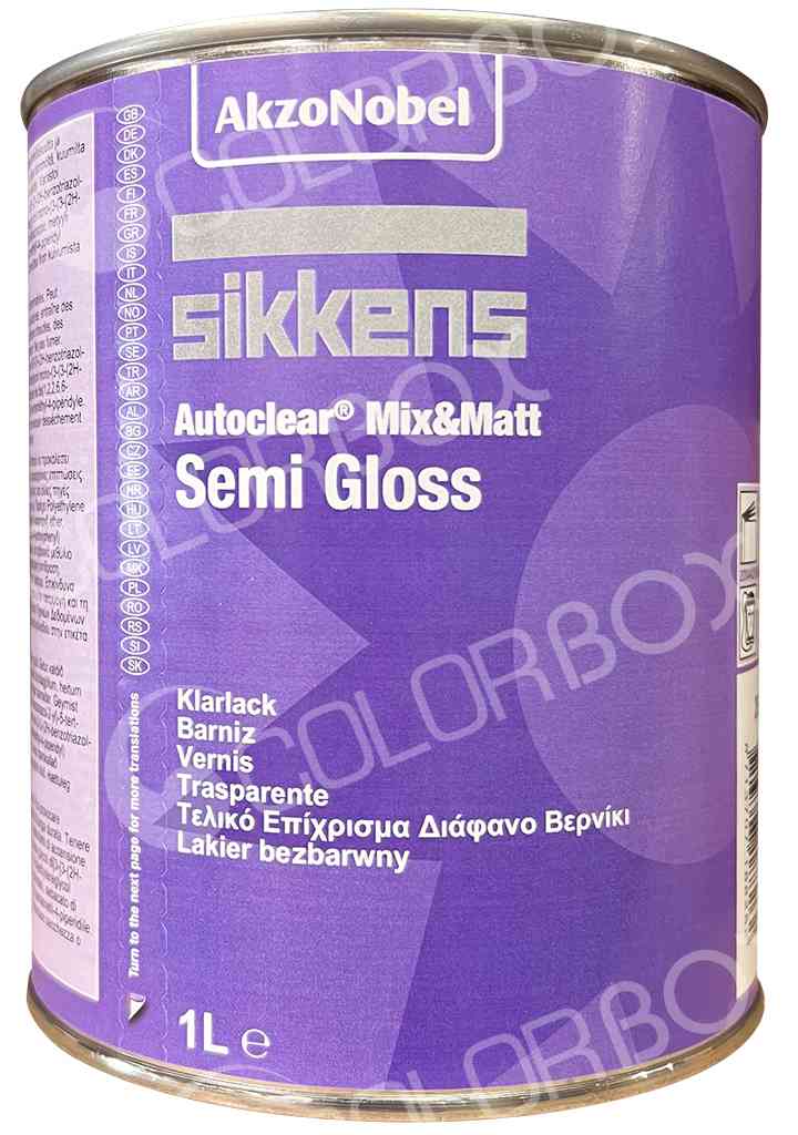 Vernis Autoclear mix & matt semi gloss 1L 