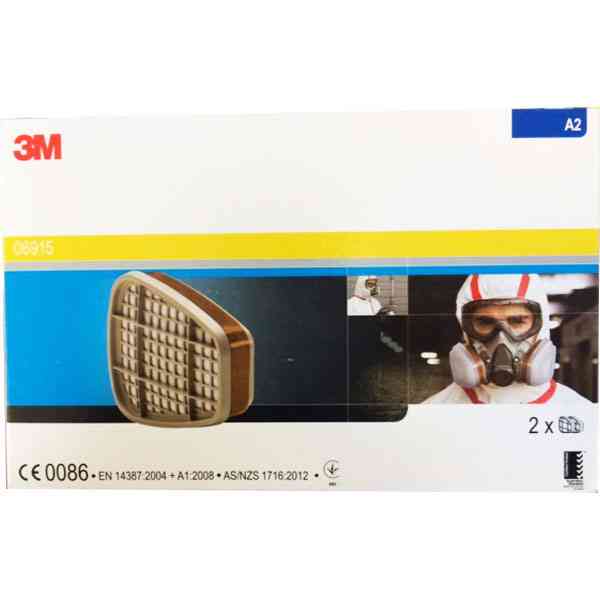 Filtres contre les vapeurs organiques pour masque 3M 06963 