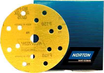 P220 diam 150mm 100 disques abrasifs support film Q275 
