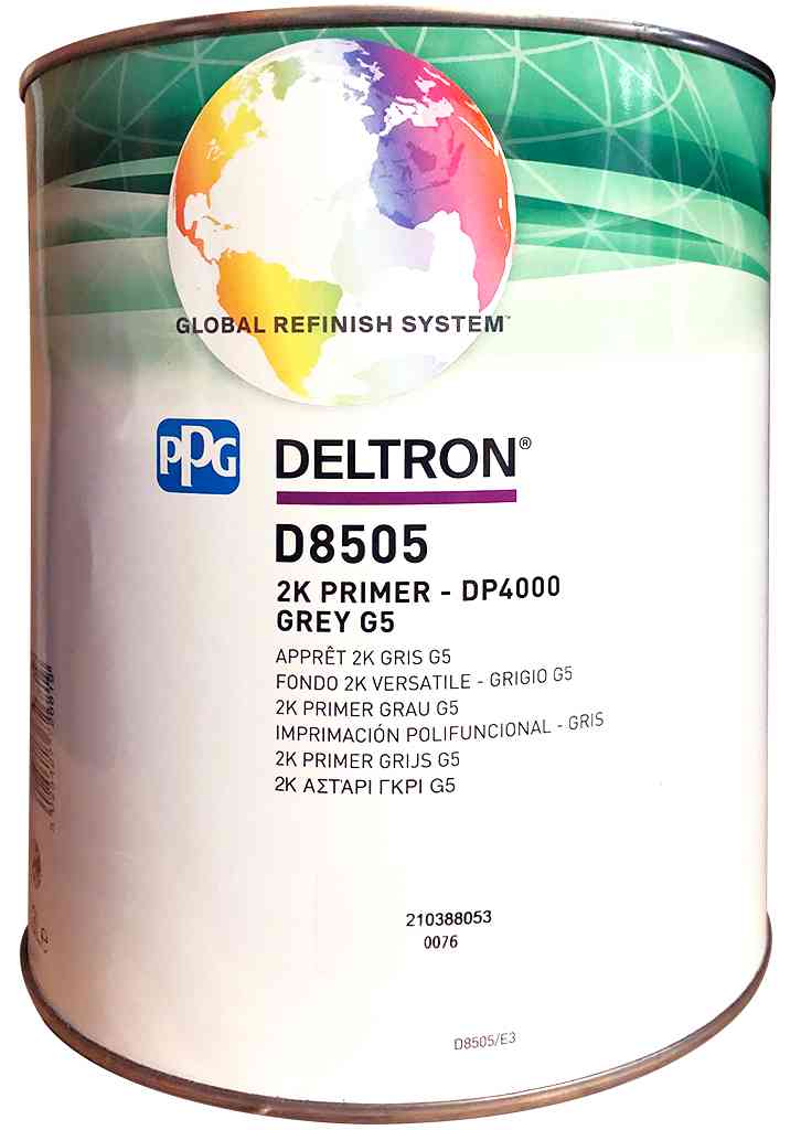 Apprêt mouillé mouillé acrylique DP4000 2K gris G5 3L 