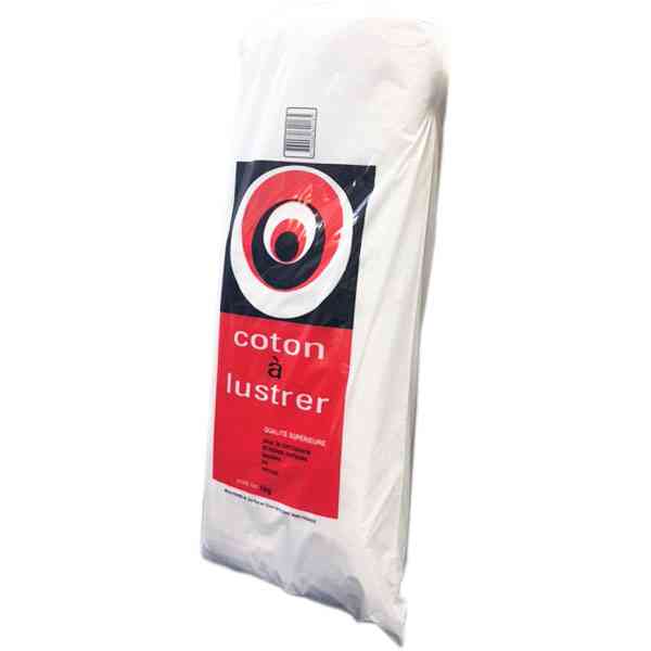 Coton naturel à lustrer en accordéon - paquet 1kg 