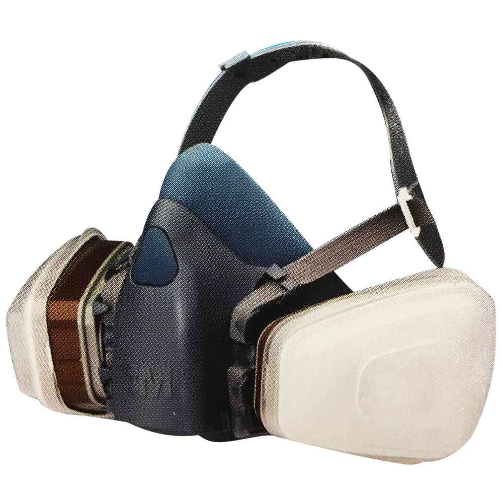 Protection antigaz - kit 1/2 masque respiratoire prêt à l\'emploi taille L - A1P3R 