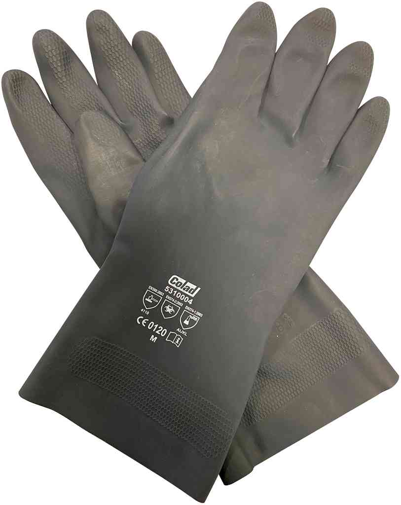 Taille L - Gants en Néoprene Noir  