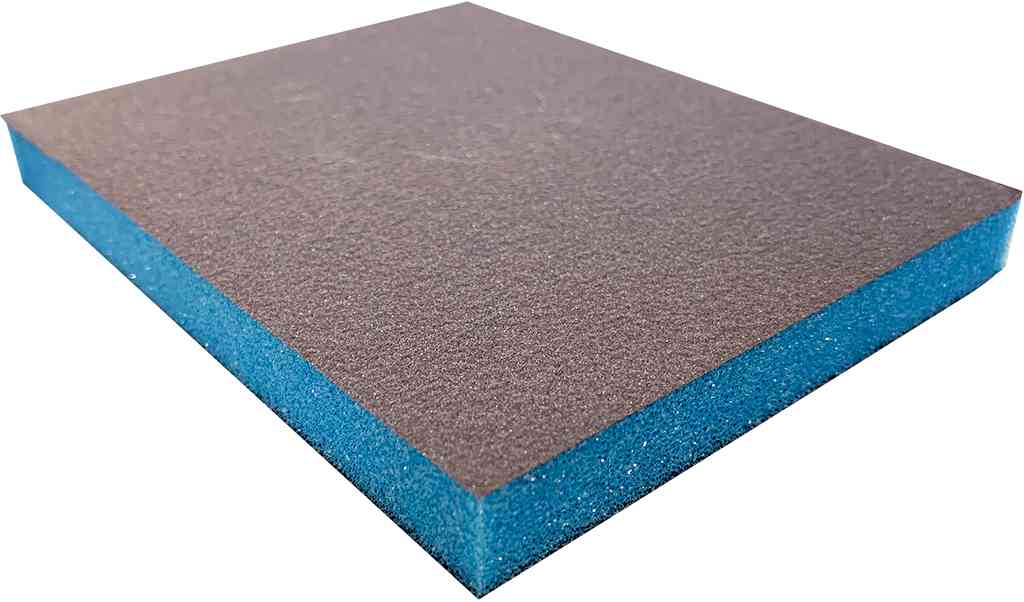 Ultra fine 10 éponges abrasives bleues 98X120X13mm 