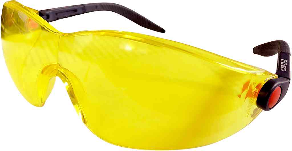 Lunettes de protection oculaire polycarbonate jaune 