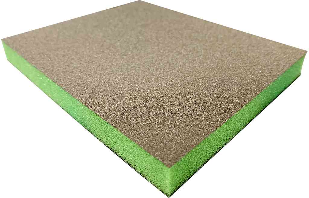 Super fine 10 éponges abrasives vertes 98X120X13mm 