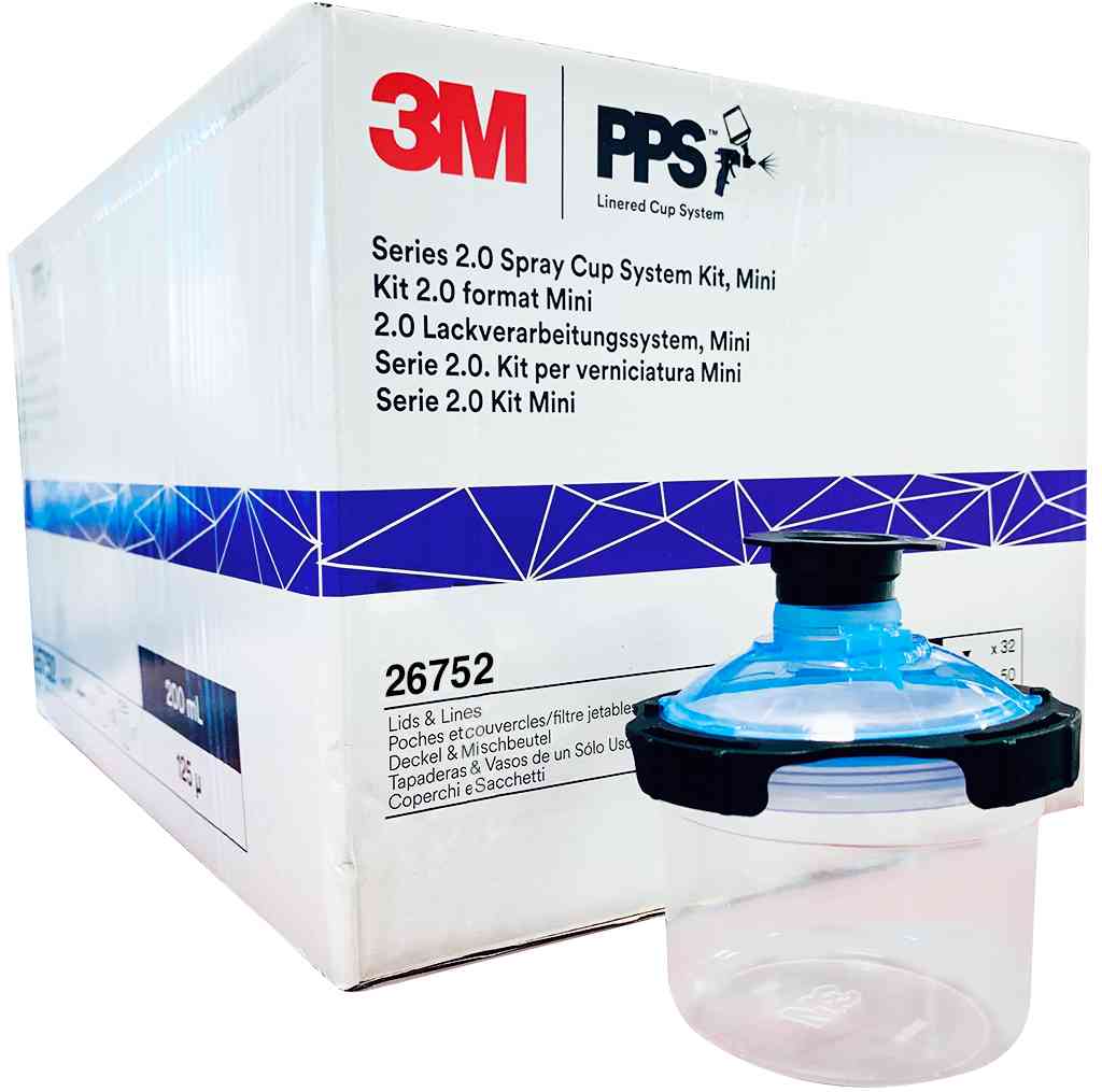 200ml 125µ PPS 2.0 50 poches jetables 