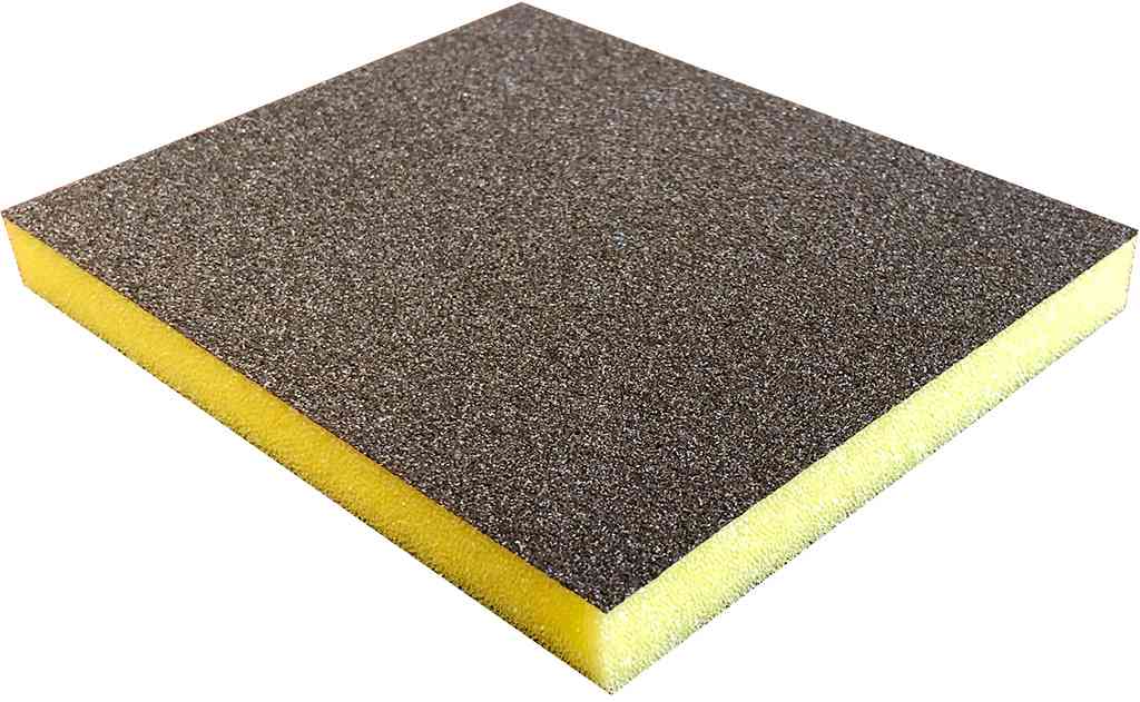 Fine 10 éponges abrasives jaunes  98X120X13mm 