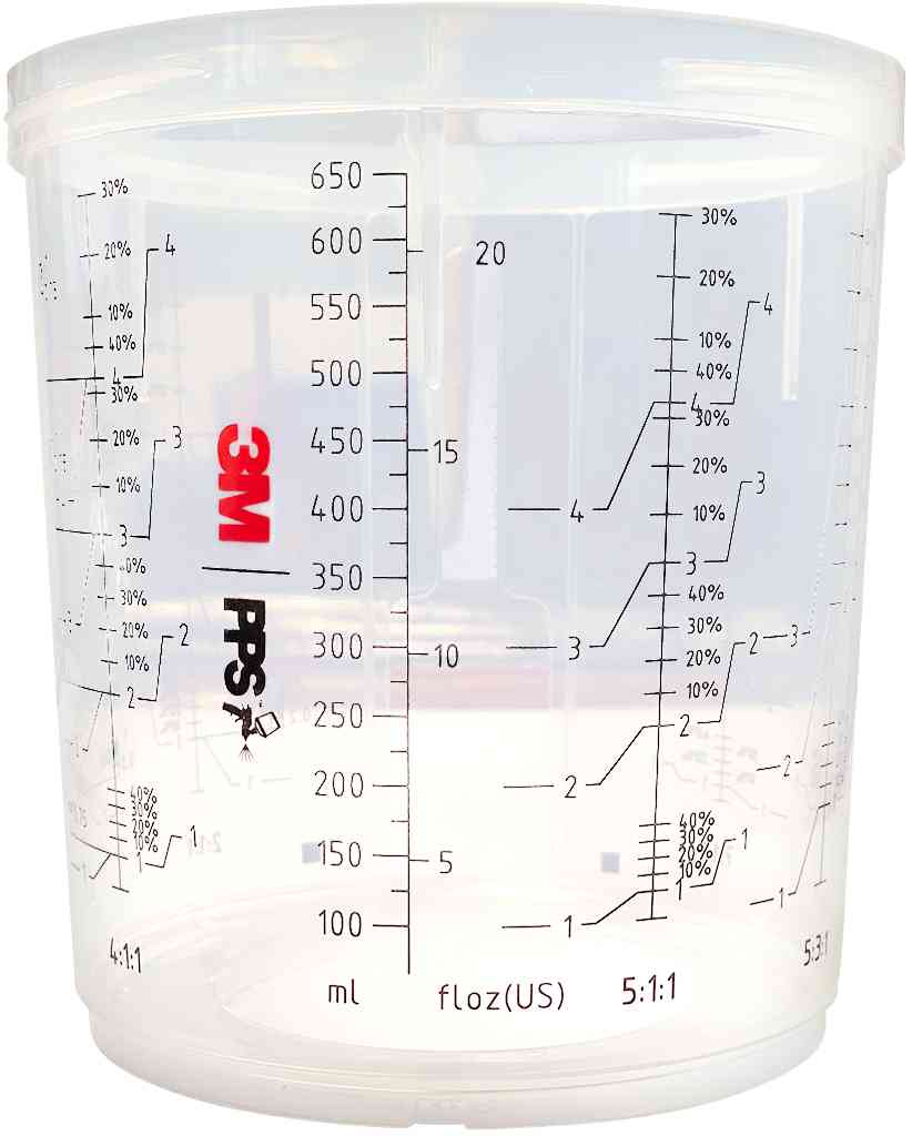 650ml godet rigide gradué pour PPS 2.0   