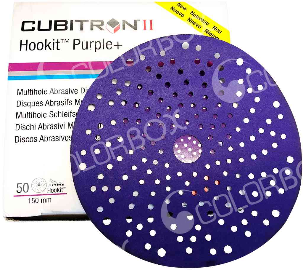 P240 diam 150mm 50 disques Hookit Purple+ multitrous 