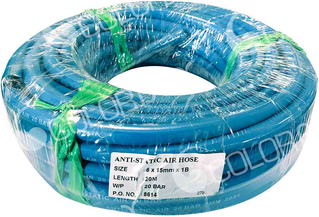 Tuyau d'air antistatique 20m diam 8mm 