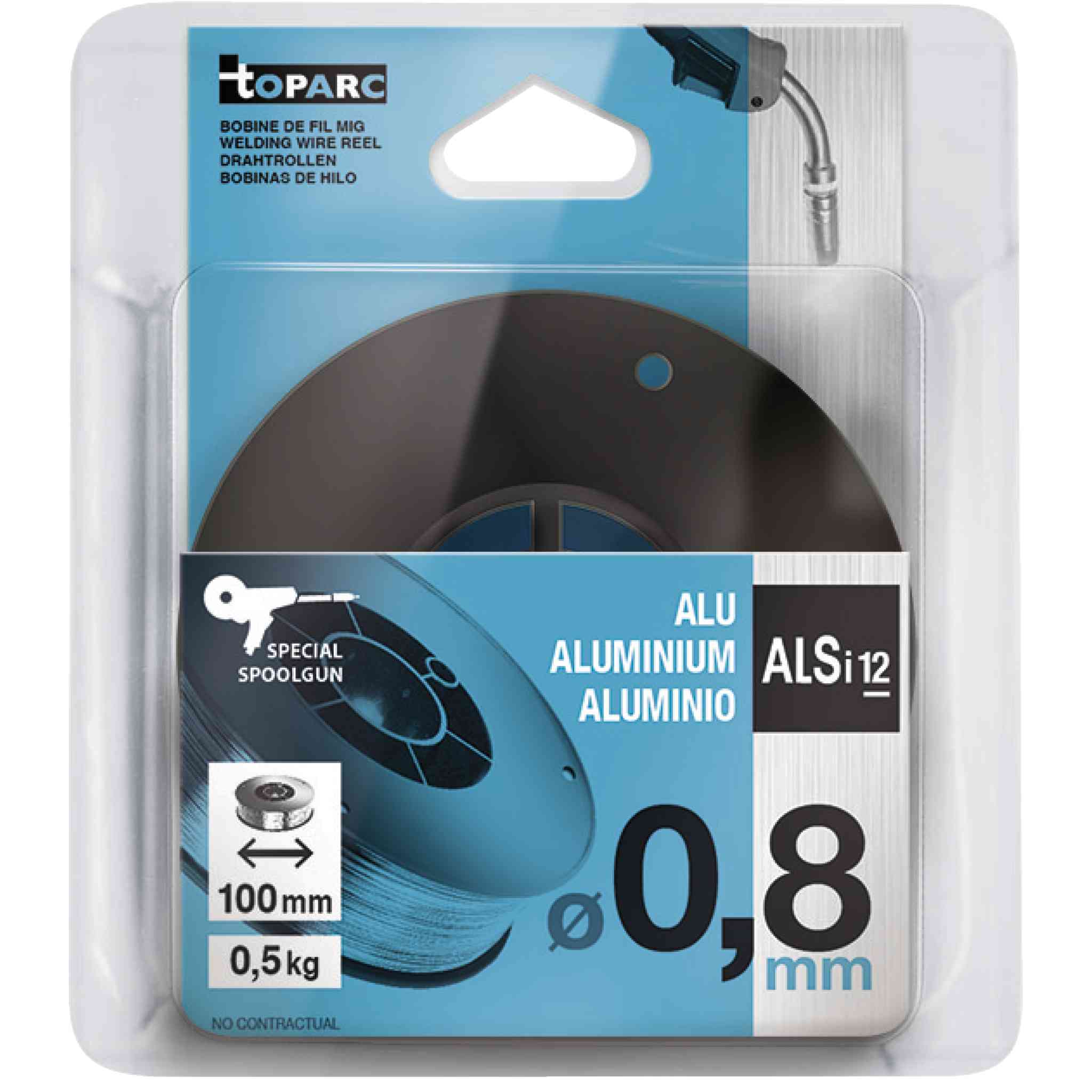 fil mig alu AIsi12 Ø0.8mm - 0.5KG - ER 51 21 R3 / ER 4047 