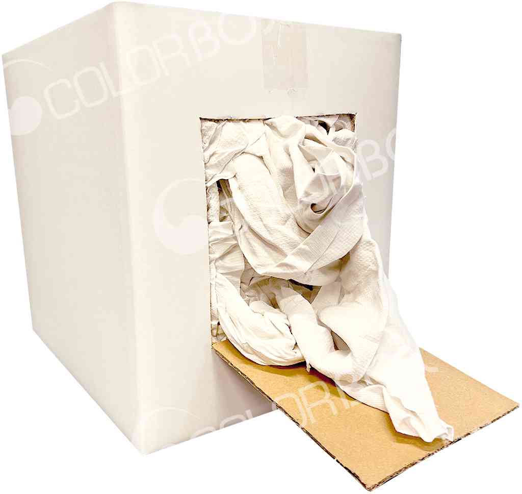 10kg de chiffons d'essuyage en coton blanc  