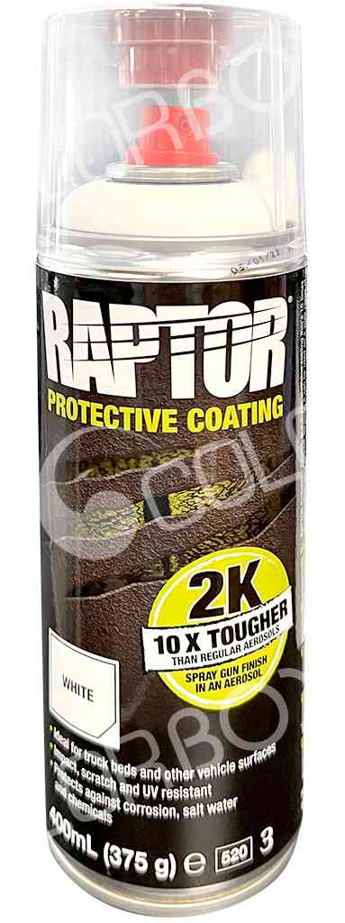 2k raptor blanc en aérosol 400ml 