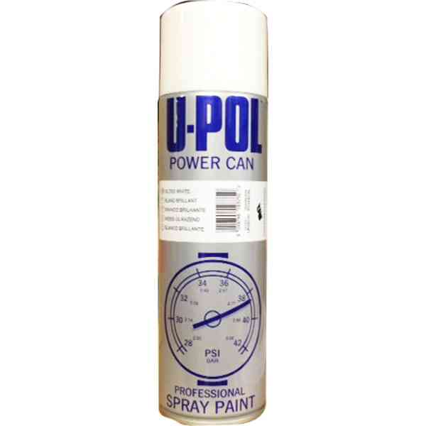 Couleur blanc brillant aérosol Power Can 500ml 