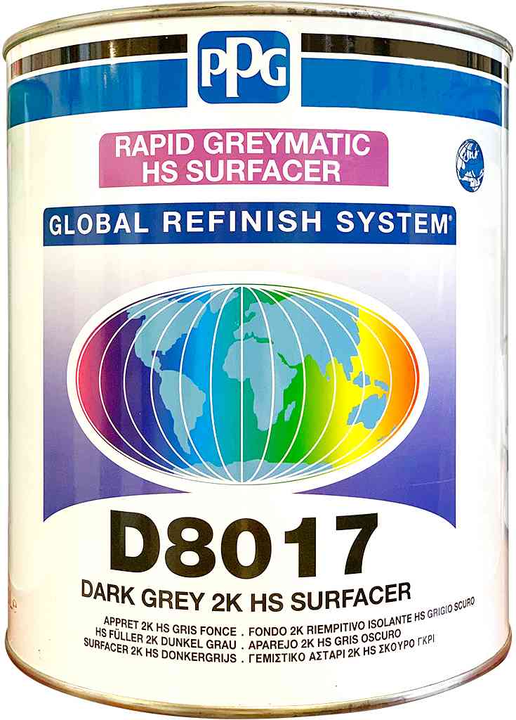 Gris foncé G7 - Apprêt isolant Rapid Greymatic 2K 3L 